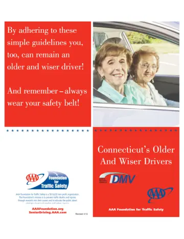 Cover of Connecticut's Older and Wiser Drivers