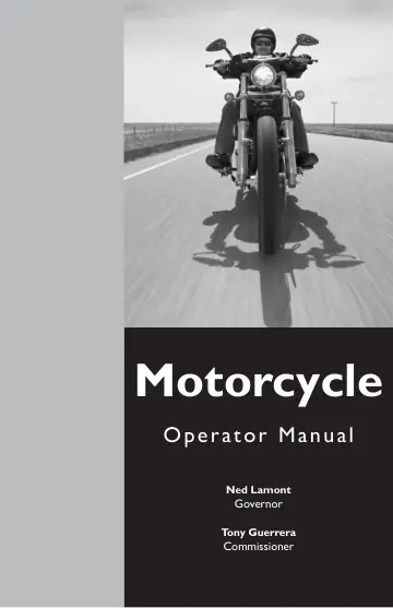 Cover of Motorcycle Operator Manual