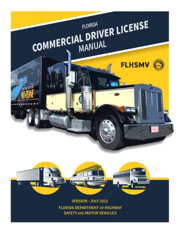 Cover of Florida Commercial Driver's License Manual