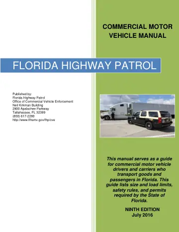 Cover of Commercial Motor Vehicle Manual (2016 9th Edition – Trucking Manual)