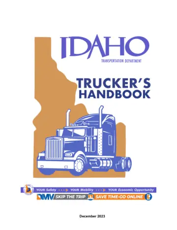 Cover of Idaho Trucker's Handbook