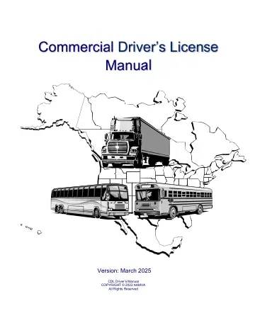 Cover of Commercial Driver's License Manual