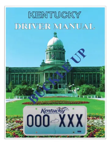 Cover of Kentucky Driver Manual