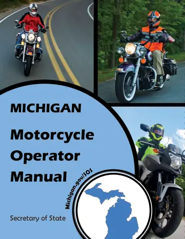Cover of Michigan Motorcycle Operator Manual