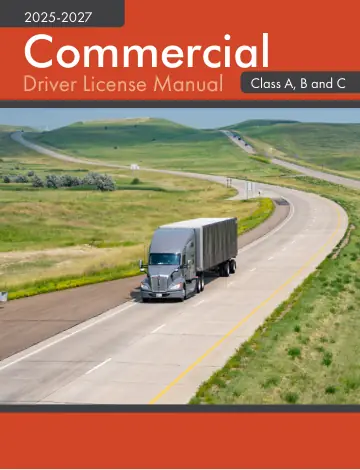 Cover of 2025-2027 Class A, B and C Commercial Driver License Manual