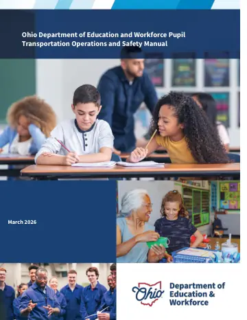 Cover of Ohio Department of Education and Workforce Pupil Transportation Operations and Safety Manual