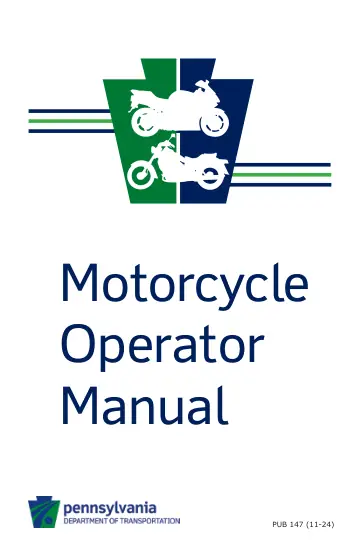 Cover of Motorcycle Operator Manual (PUB 147)