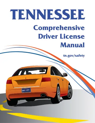 Cover of Tennessee Comprehensive Driver License Manual