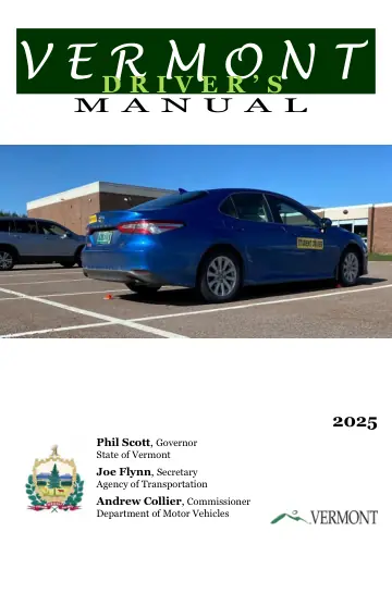 Cover of Vermont Driver's Manual 2025 (VN-007)