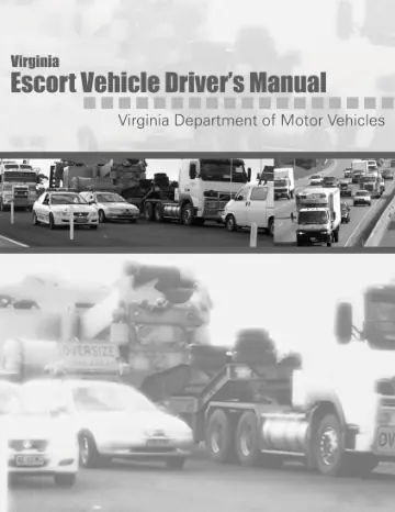 Cover of Virginia Escort Vehicle Driver's Manual (HP 405)