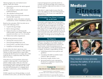 Cover of Medical Fitness for Safe Driving (MED 80)