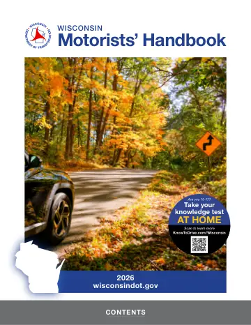Cover of Wisconsin Motorists' Handbook 2026 (BDS126)