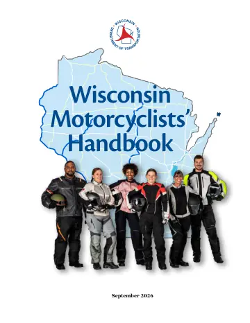 Cover of Wisconsin Motorcyclists' Handbook (BDS110)